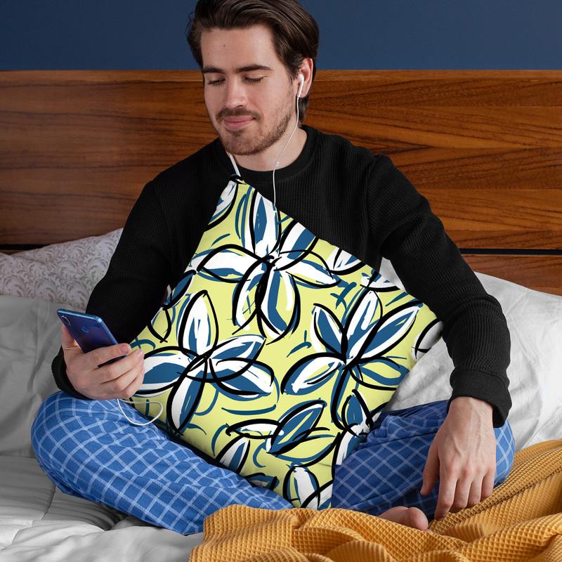 Wild Garden Three Throw Pillow By Image Conscious - by all about vibe