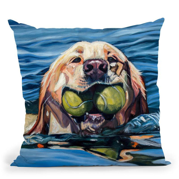 Fetch Throw Pillow By Image Conscious - by all about vibe