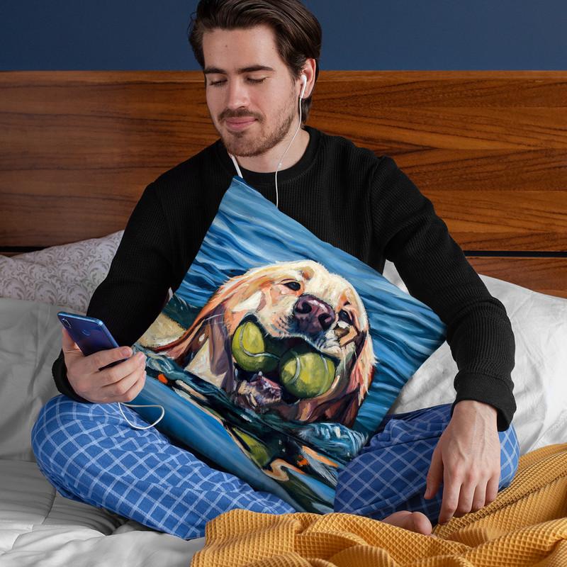 Fetch Throw Pillow By Image Conscious - by all about vibe