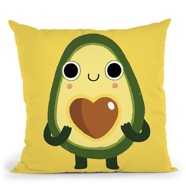 Luvacado Throw Pillow By Image Conscious - by all about vibe