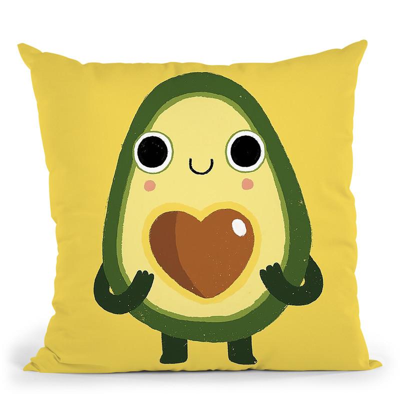Luvacado Throw Pillow By Image Conscious - by all about vibe