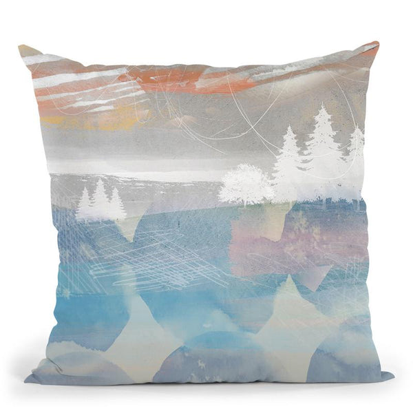 Crimson Sunset No 2 Throw Pillow By Image Conscious - by all about vibe