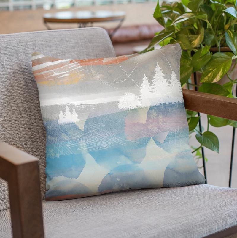 Crimson Sunset No 2 Throw Pillow By Image Conscious - by all about vibe