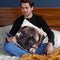 Sad Sack Pug Throw Pillow By Image Conscious - by all about vibe