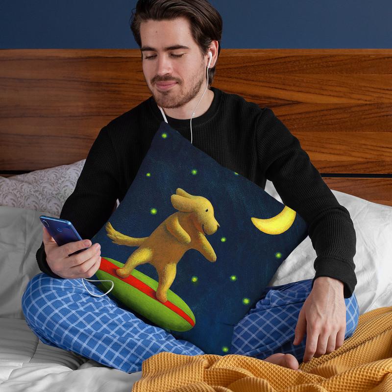 Night Rider Throw Pillow By Image Conscious - by all about vibe