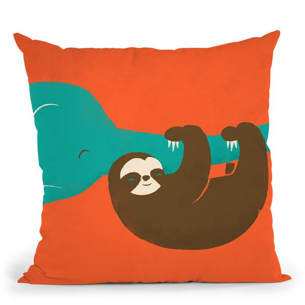 Let’s Hang Throw Pillow By Image Conscious - by all about vibe