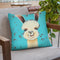 Llama Sue Throw Pillow By Image Conscious - by all about vibe