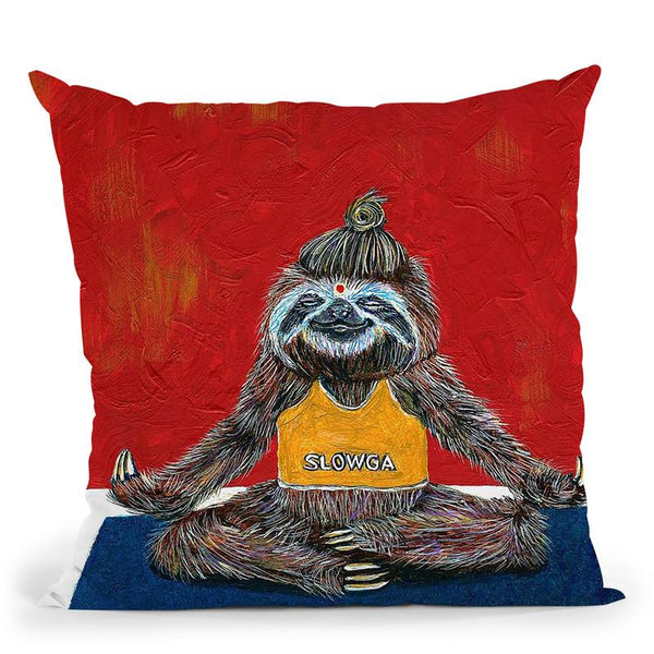 Slowga Throw Pillow By Image Conscious - by all about vibe