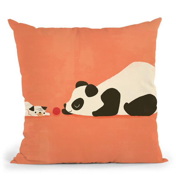 The Pug And The Panda Throw Pillow By Image Conscious - by all about vibe