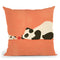 The Pug And The Panda Throw Pillow By Image Conscious - by all about vibe