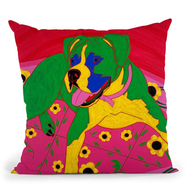 Courageous Clown Throw Pillow By Image Conscious - by all about vibe