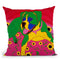 Courageous Clown Throw Pillow By Image Conscious - by all about vibe