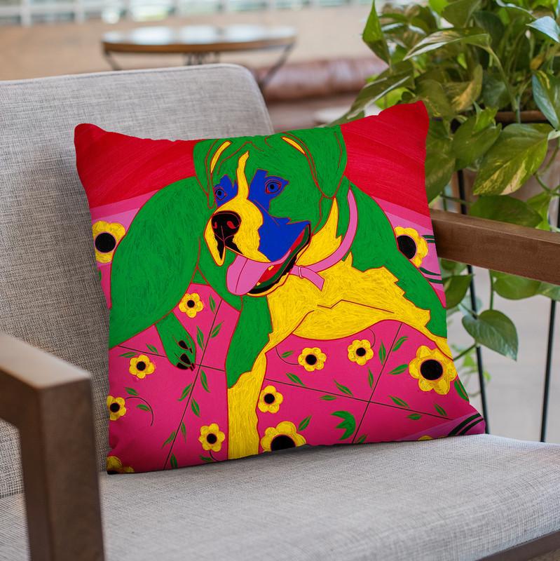 Courageous Clown Throw Pillow By Image Conscious - by all about vibe