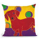 Foot Long Fun Iii Throw Pillow By Image Conscious - by all about vibe