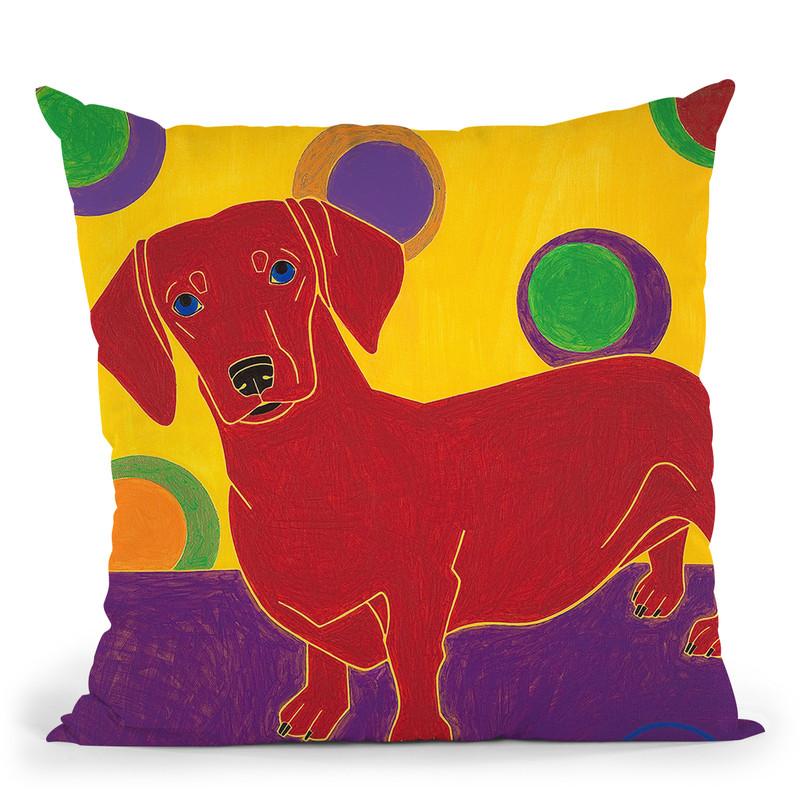 Foot Long Fun Iii Throw Pillow By Image Conscious - by all about vibe