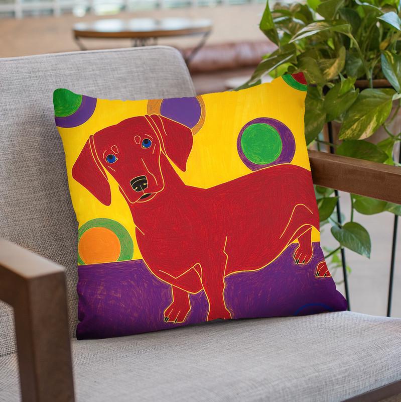 Foot Long Fun Iii Throw Pillow By Image Conscious - by all about vibe