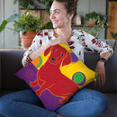 Foot Long Fun Iii Throw Pillow By Image Conscious - by all about vibe