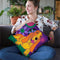 Hush Puppeh Throw Pillow By Image Conscious - by all about vibe