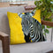 Zebra Throw Pillow By Image Conscious - by all about vibe