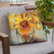 Water Globe Blossoms Throw Pillow By Image Conscious - by all about vibe