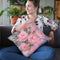 Champagne Pinks Throw Pillow By Image Conscious - by all about vibe