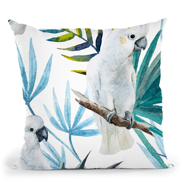 Cockatoo Throw Pillow By Image Conscious - by all about vibe