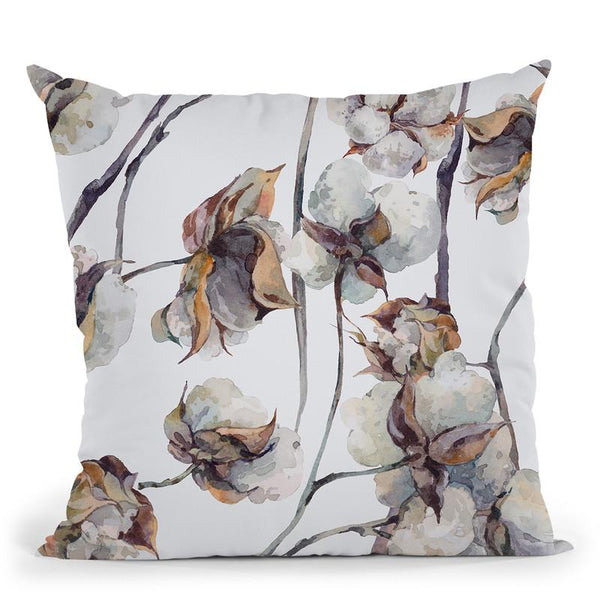 Cotton I Throw Pillow By Image Conscious - by all about vibe