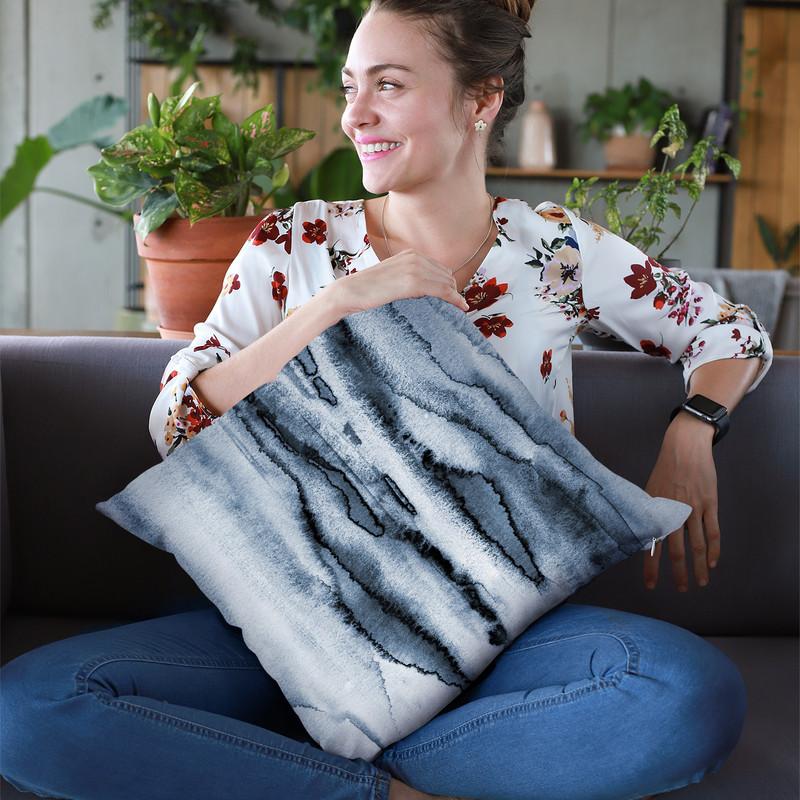 Water Ii Throw Pillow By Image Conscious - by all about vibe