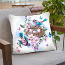 New Beginning Throw Pillow By Image Conscious - by all about vibe