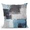 Abstract Blue Iii Throw Pillow By Image Conscious - by all about vibe