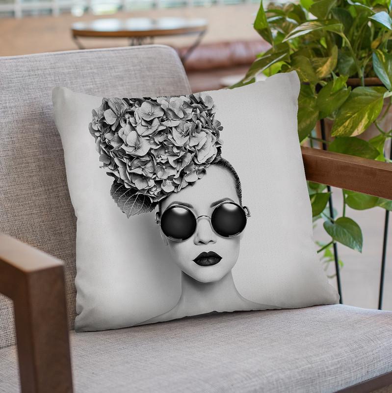 Petunia Throw Pillow By Image Conscious - by all about vibe