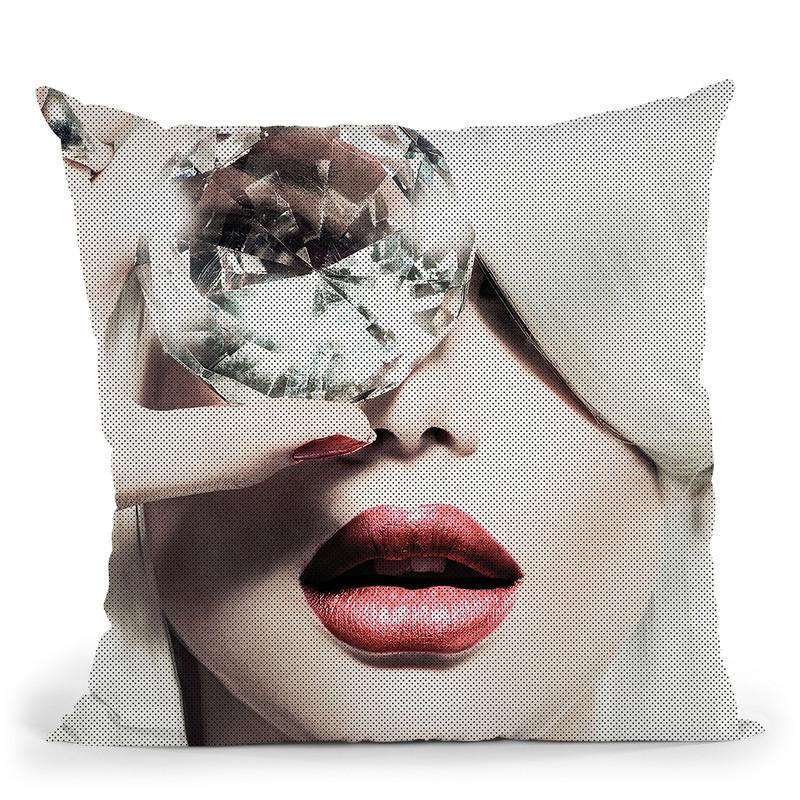 Diamonds Are Forever Throw Pillow By Image Conscious - by all about vibe