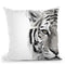White Tiger Throw Pillow By Image Conscious - by all about vibe