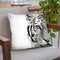 White Tiger Throw Pillow By Image Conscious - by all about vibe