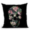 Tropic Skull Throw Pillow By Image Conscious - by all about vibe
