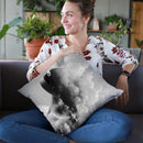 Cloudy Mind Throw Pillow By Image Conscious - by all about vibe