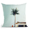 Surf Bus Yellow Throw Pillow By Image Conscious - by all about vibe