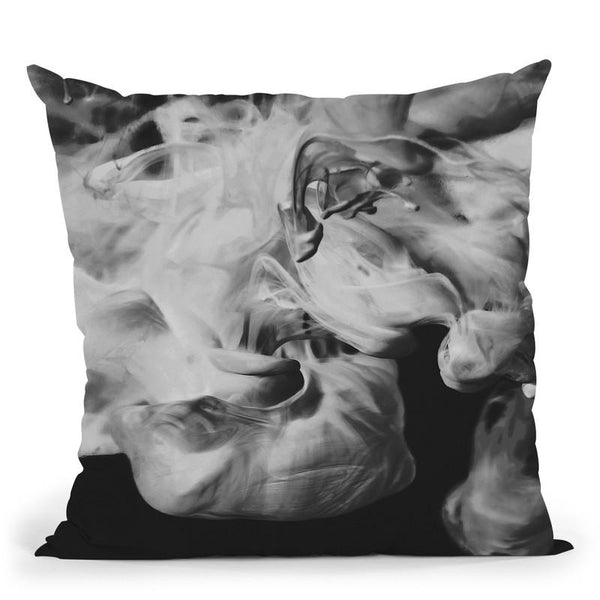 Black Ink Throw Pillow By Image Conscious - by all about vibe