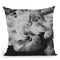 Black Ink Throw Pillow By Image Conscious - by all about vibe