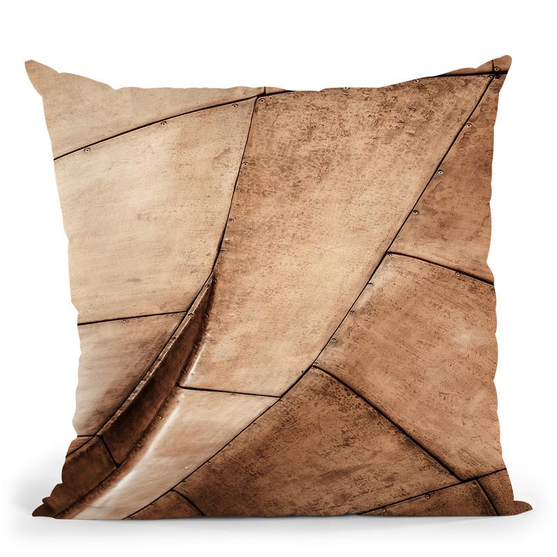 Metal Structure Throw Pillow By Image Conscious - by all about vibe