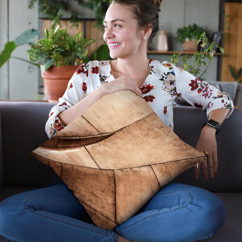 Metal Structure Throw Pillow By Image Conscious - by all about vibe