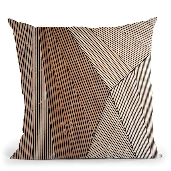 Wooden Structure Throw Pillow By Image Conscious - by all about vibe