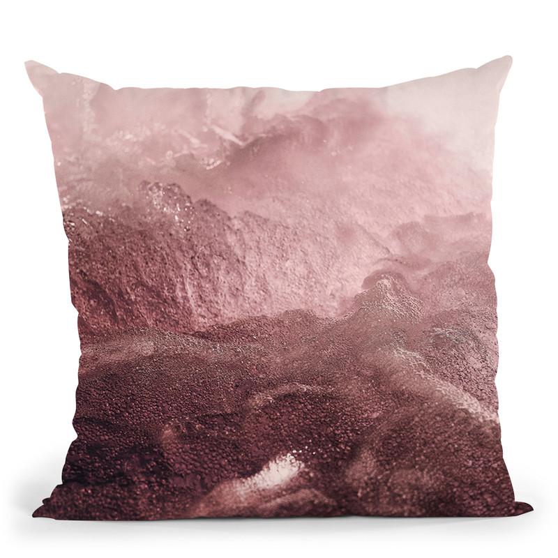 Pink Motion Throw Pillow By Image Conscious - by all about vibe