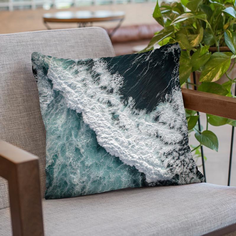 From Above 9 Throw Pillow By Image Conscious - by all about vibe