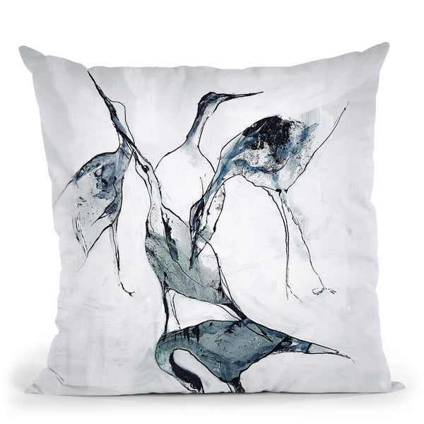 Crane 1 Throw Pillow By Image Conscious - by all about vibe