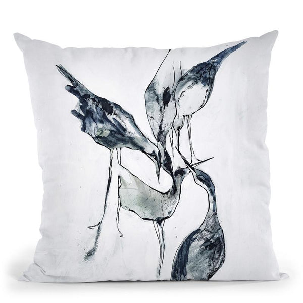 Crane 2 Throw Pillow By Image Conscious - by all about vibe