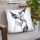Crane 2 Throw Pillow By Image Conscious - by all about vibe
