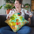 Sprightly Throw Pillow By Image Conscious - by all about vibe