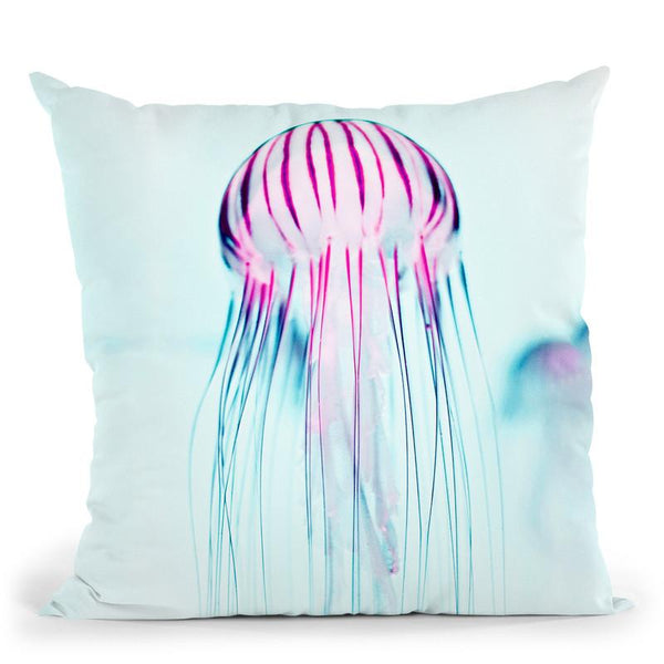 Jelly Fish Throw Pillow By Image Conscious - by all about vibe
