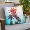 Palms In The Sun Throw Pillow By Image Conscious - by all about vibe